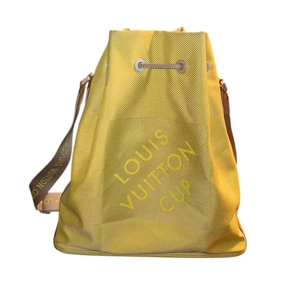 Authentic Louis Vuitton Yellow Canvas Cup Bag .SP0042 - Picture 4 of 14